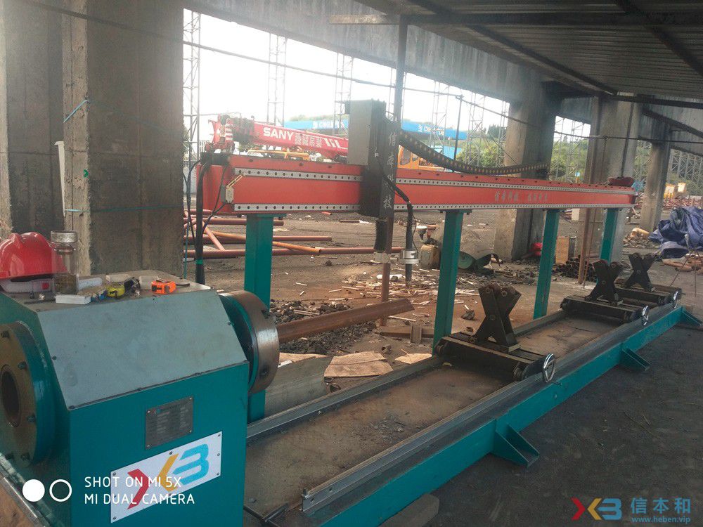 重型相贯线切割机在干煤棚中的应用